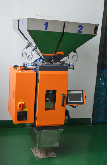 Colorant meter (automatic weighing and proportioning device)